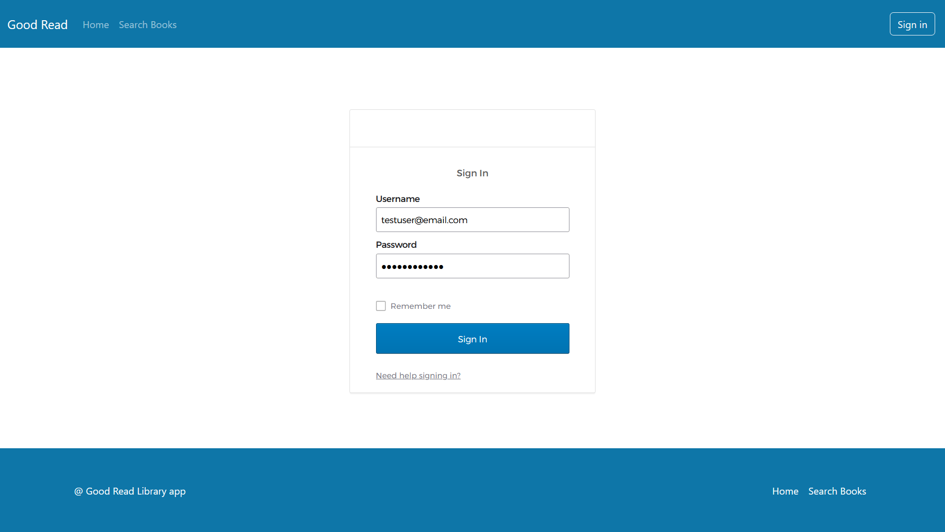 Library App Feature